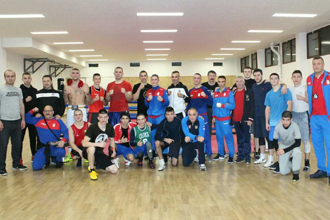 Zajednički trening Srbije i Rusije u novom Bokserskom centru u Beogradu 